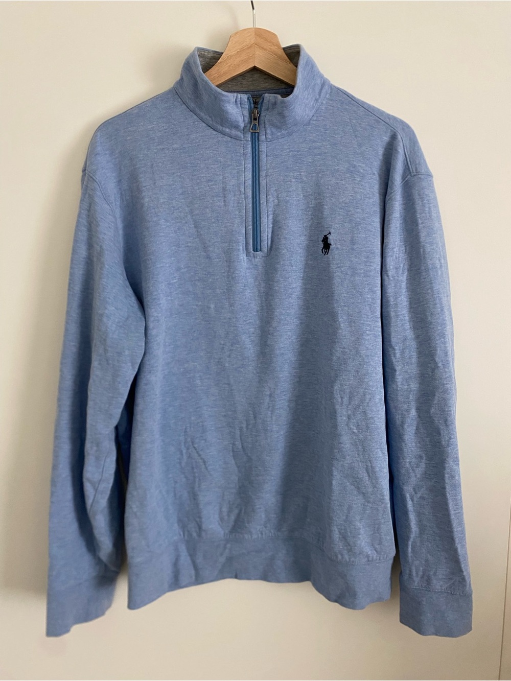 Polo by Ralph Lauren Sky Blue Half-Zip Sweater